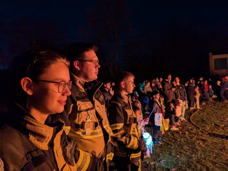 Martinsfeuer an der Großenbruchschule